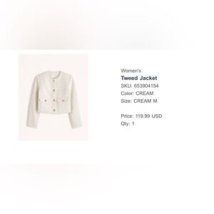 Abercrombie Tweed Jacket